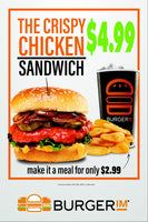 Burgerim Window Posters