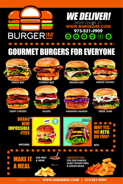 Burgerim Window Posters