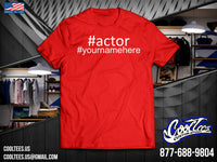 #Actor [Customized with your name]