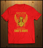Never Underestimate a Women chef with a Knife